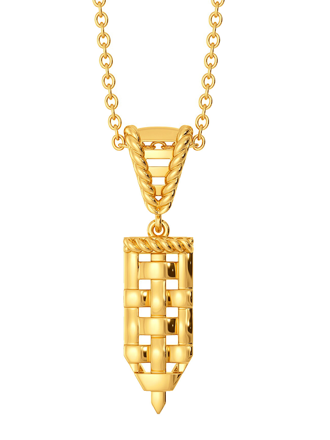 

MELORRA Twill N Chill 18KT Gold Pendant-3.53gm