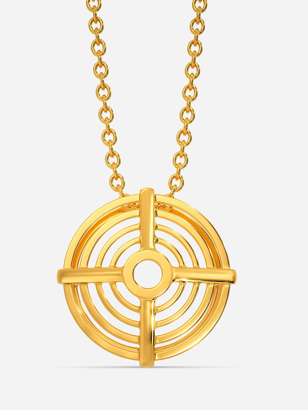

MELORRA Crino Layers 18KT Gold Pendant-2.08 gm