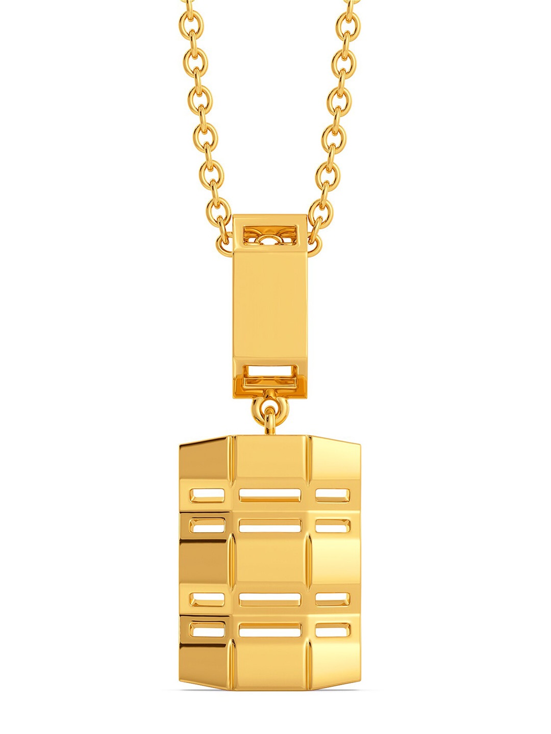 

MELORRA Season of Square 18KT Gold Pendant-2.66gm