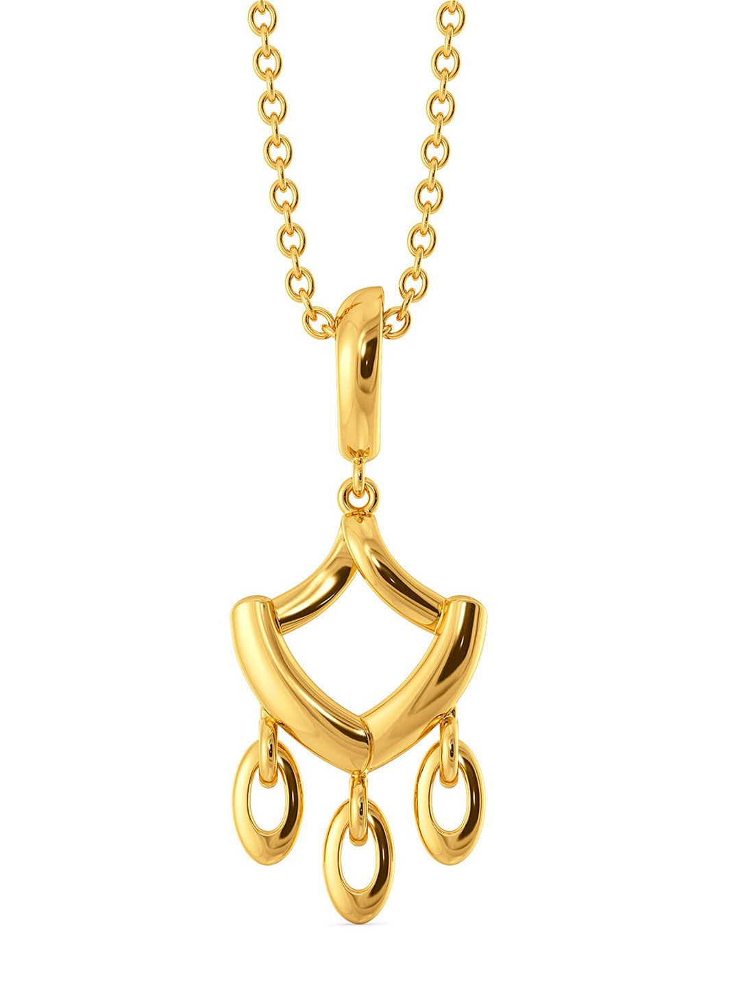 

MELORRA Punk Connect 18KT Gold Pendant-2.58gm