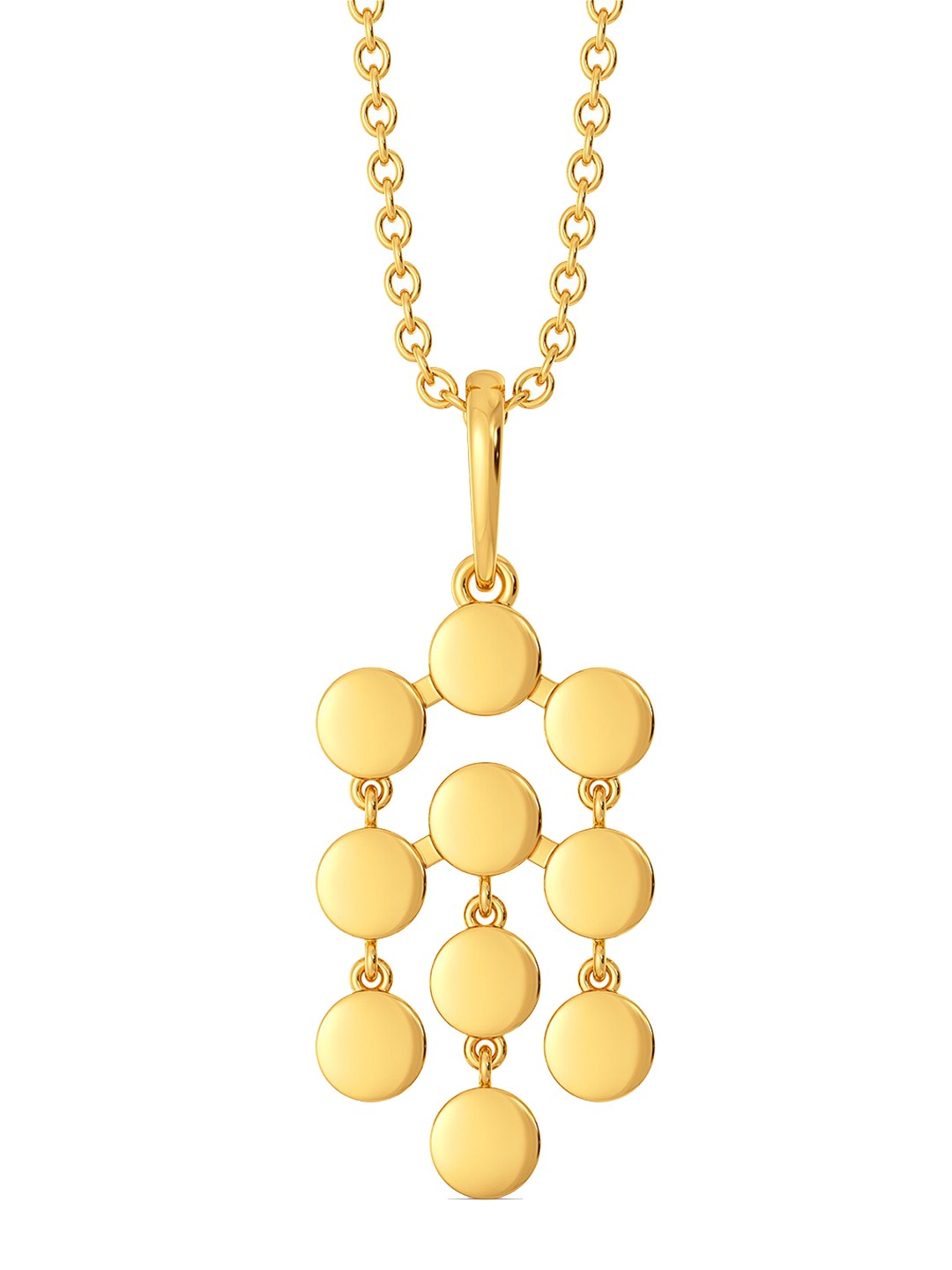 

MELORRA Lustre Liz Taylor 18KT Gold Pendant-3.51gm