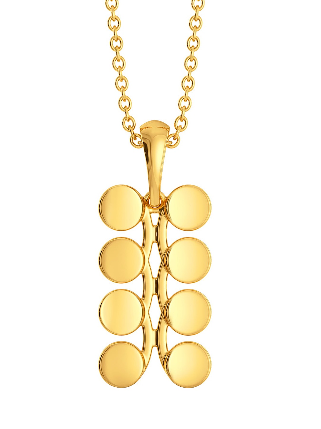 

MELORRA Stream the Gleam 18KT Gold Pendant-3.36gm