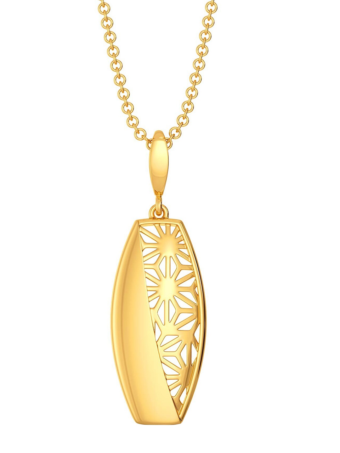 

MELORRA Lace Liberals 18KT Gold Pendant-2.89 gm