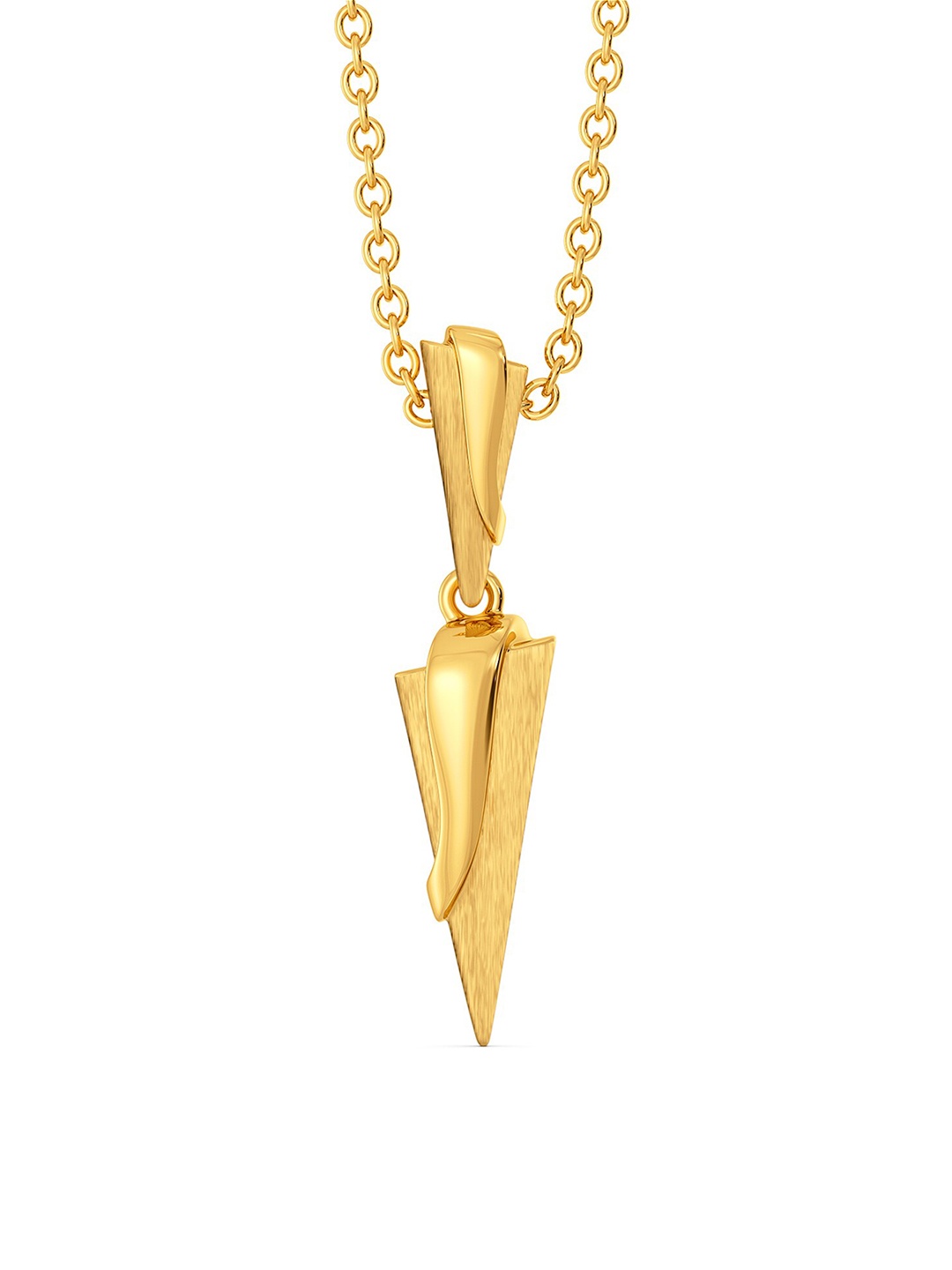 

MELORRA Fiercely Twisted 18KT Gold Pendant-2.56 gm