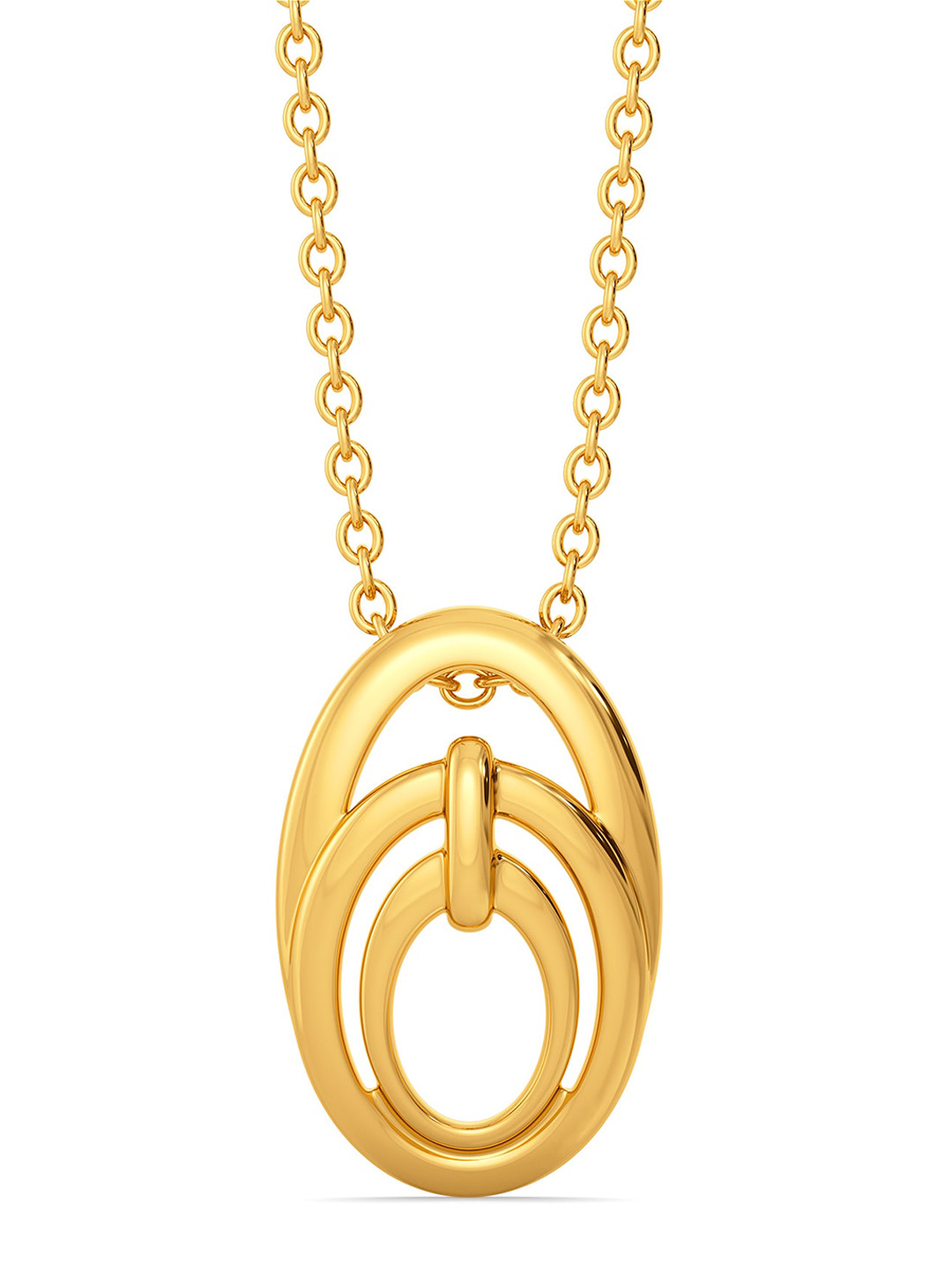 

MELORRA Layer Liberty 18KT Gold Pendant-2.7gm