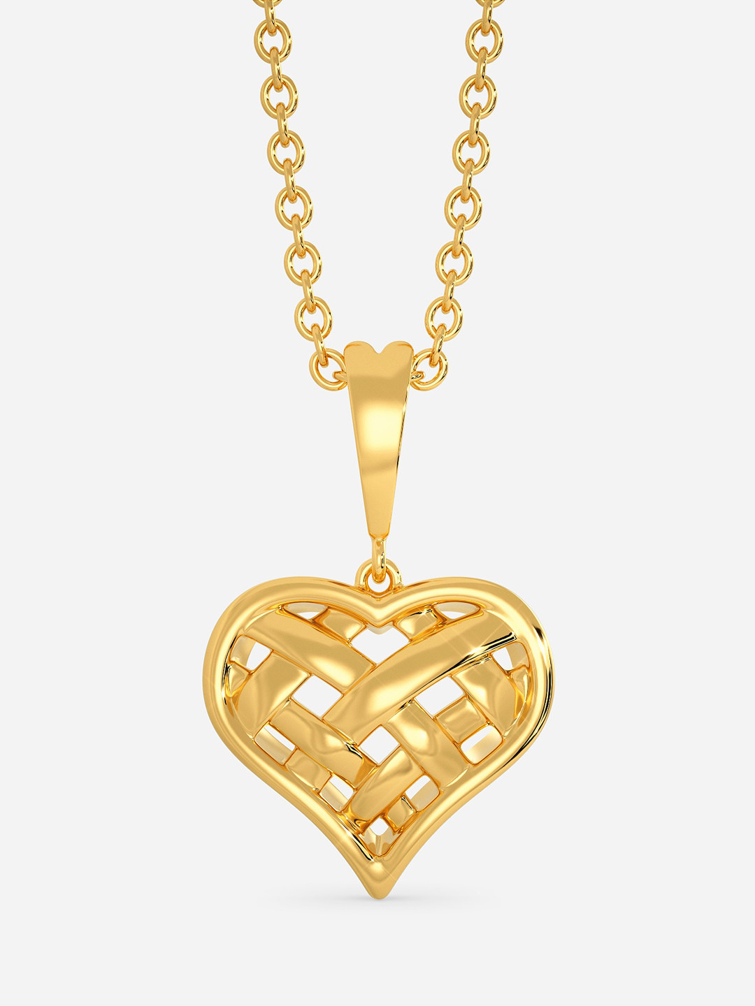 

MELORRA Yarn Amour 18KT Gold Pendant-2.13gm