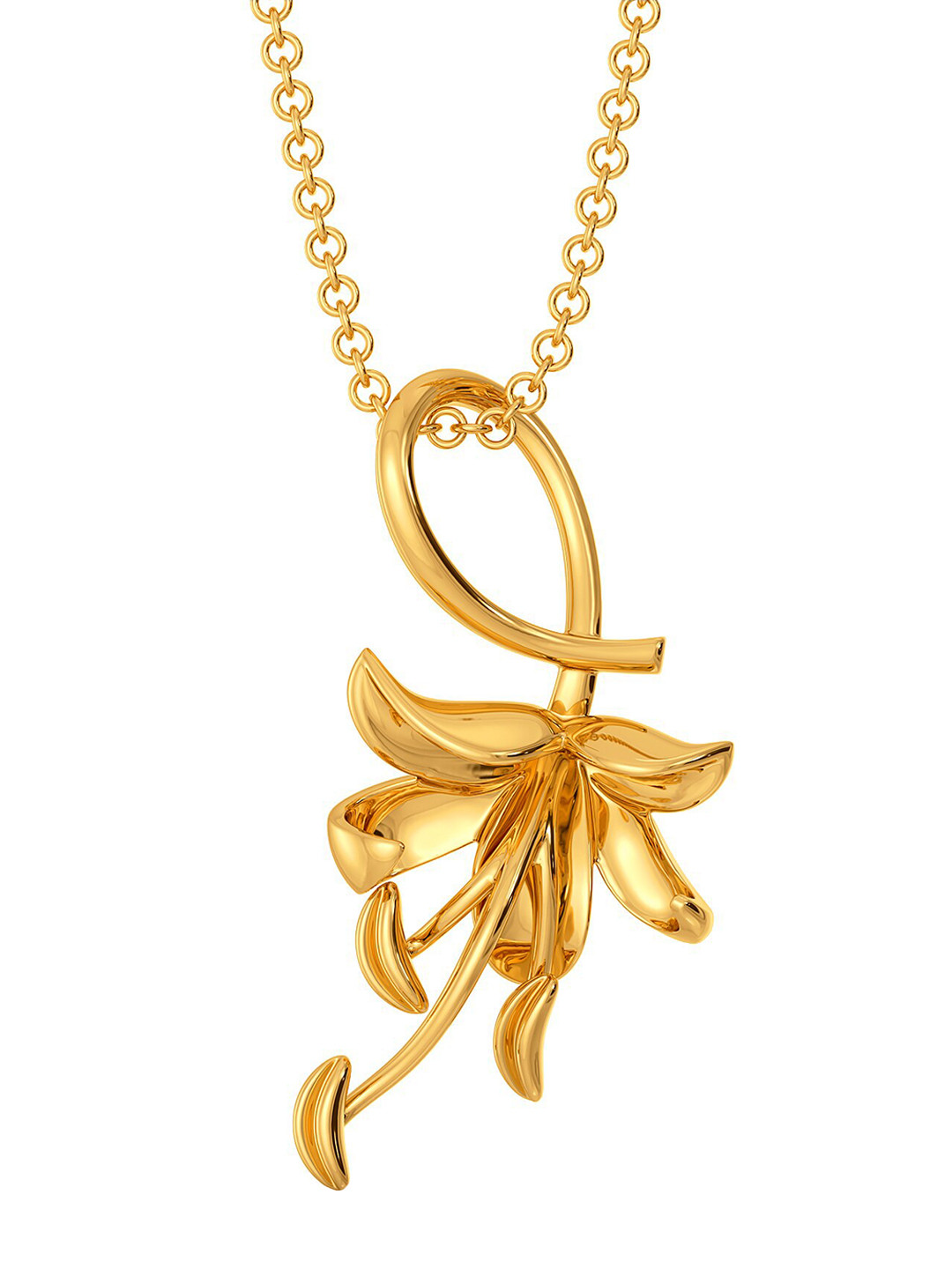 

MELORRA Dark Mallows 18KT Gold Pendant-2.57 gm