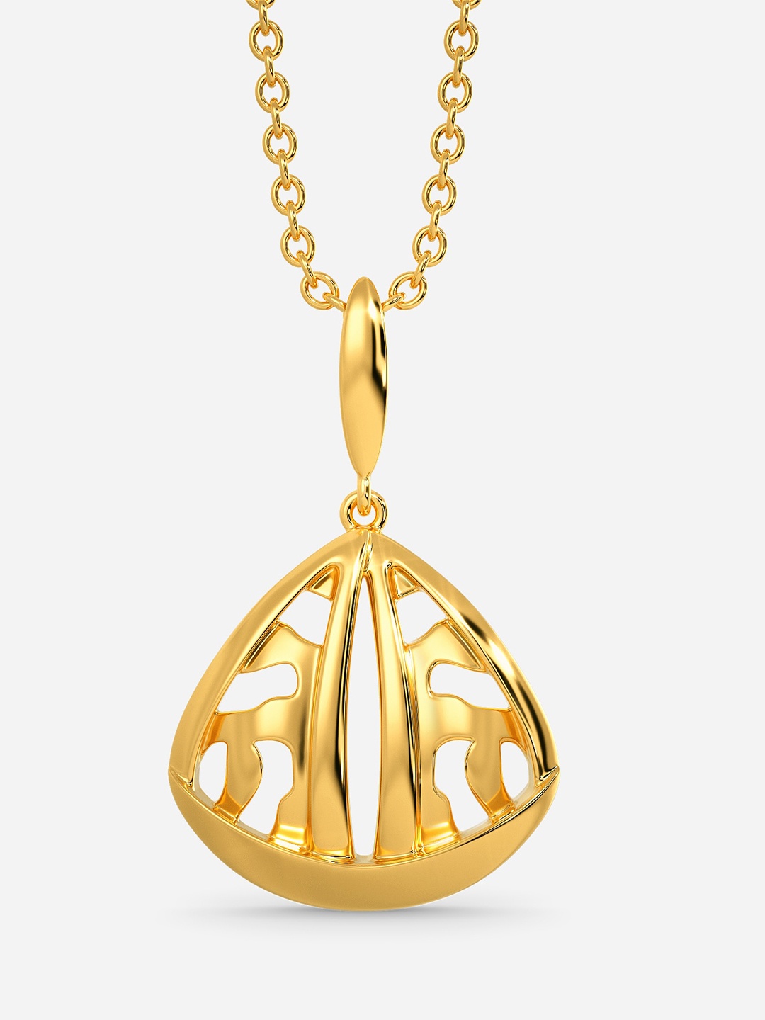 

MELORRA Neo Leopard 18KT Gold Pendant-2.86gm