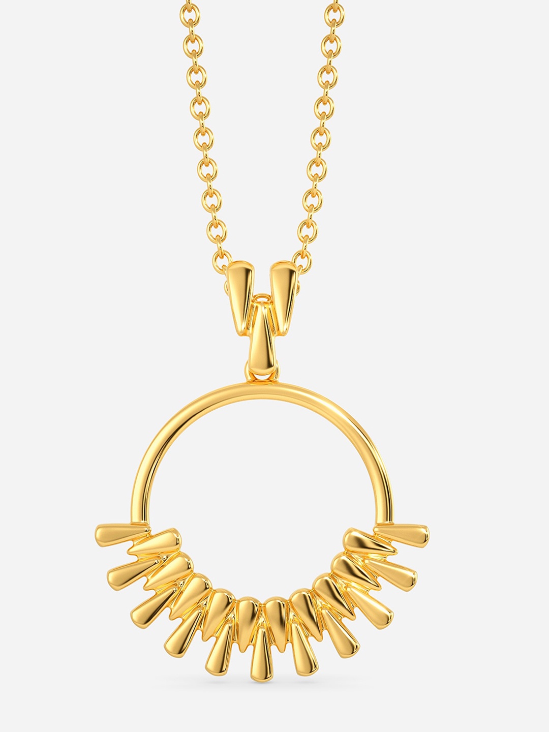 

MELORRA Zip Allure 18KT Gold Pendant-3.1gm