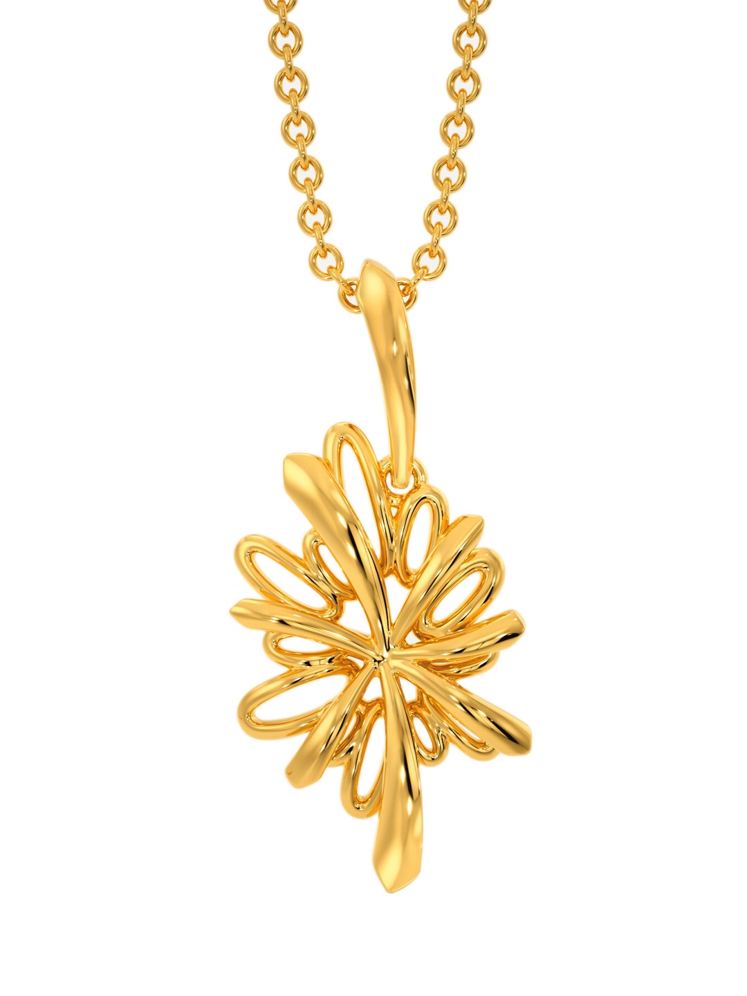 

MELORRA Psychedelic Renaissance 18KT Gold Pendant-2.79gm