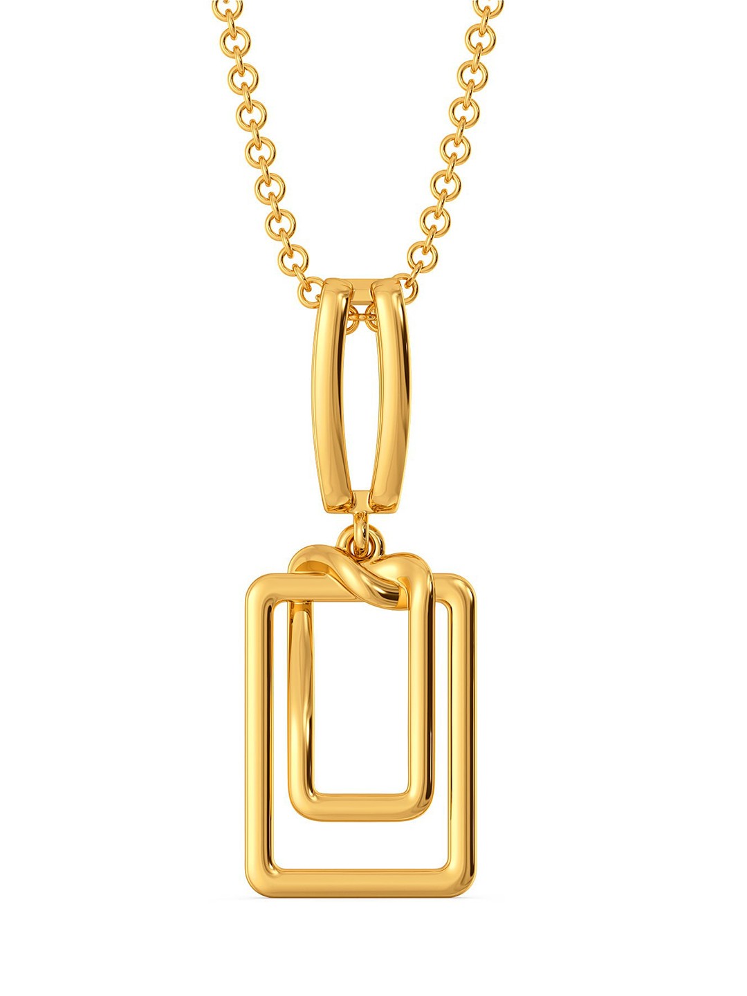 

MELORRA Clipped Formals 18KT Gold Pendant-2.24gm
