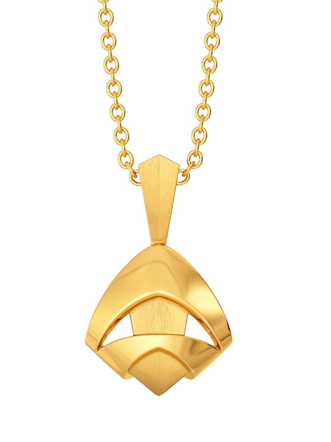 

MELORRA Spear Strike 18KT Gold Pendant-2.46gm