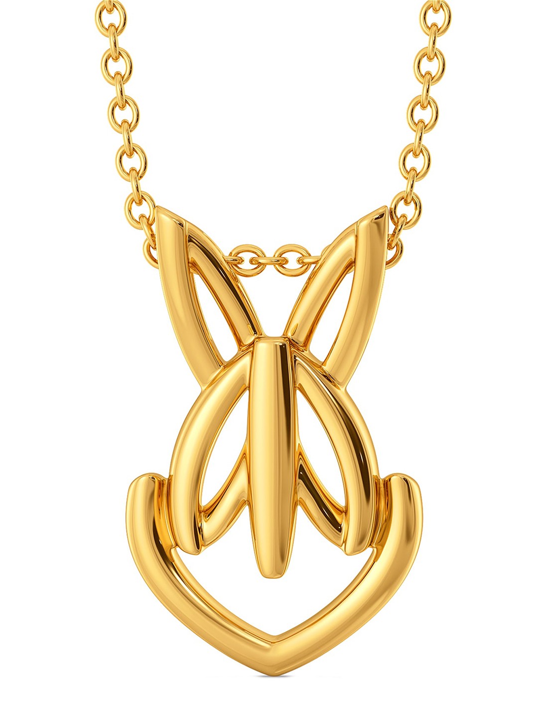 

MELORRA Rebel Instincts 18KT Gold Pendant-3.58gm