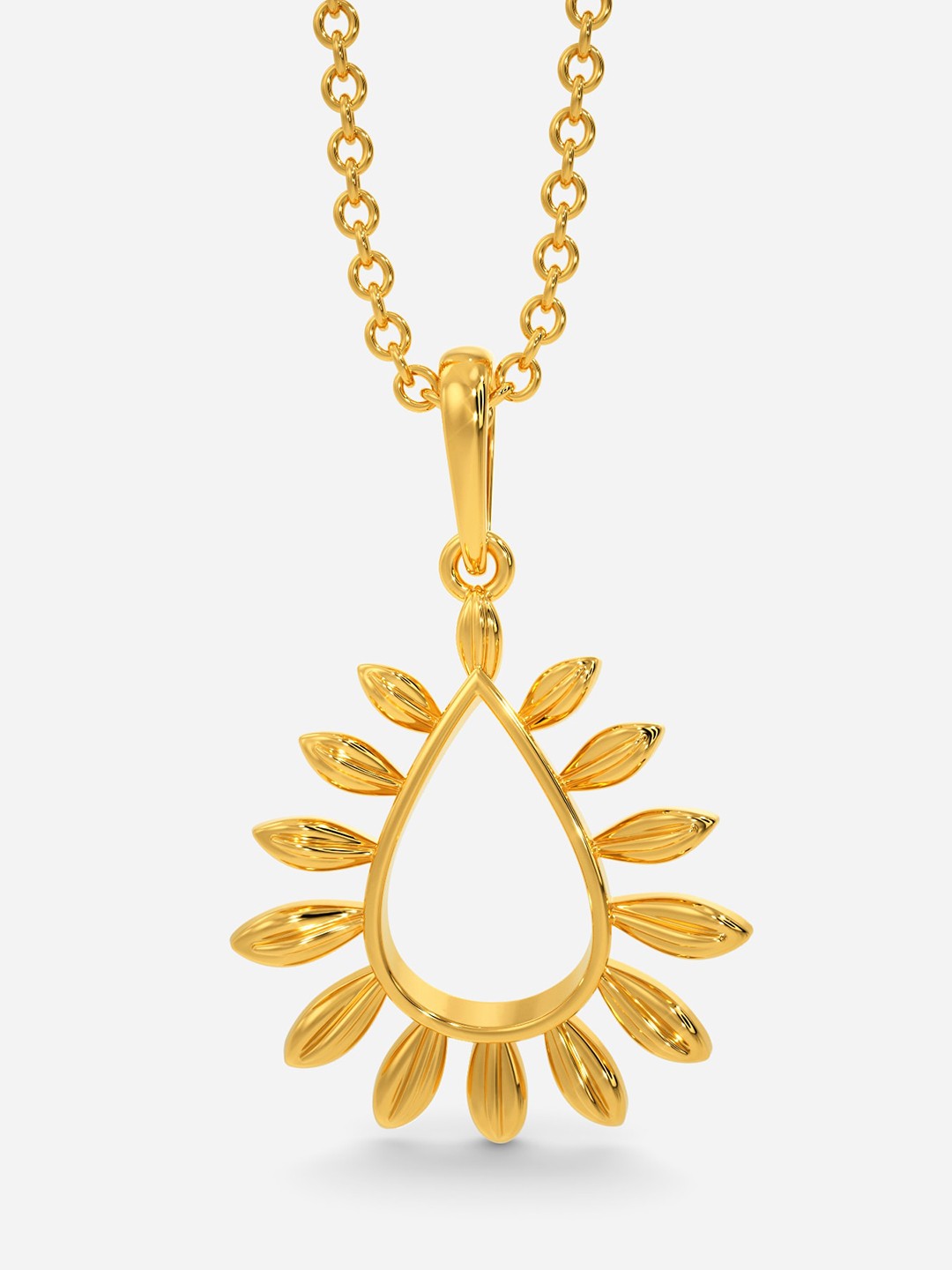 

MELORRA Drawn Vine 18KT Gold Pendant-2.02gm