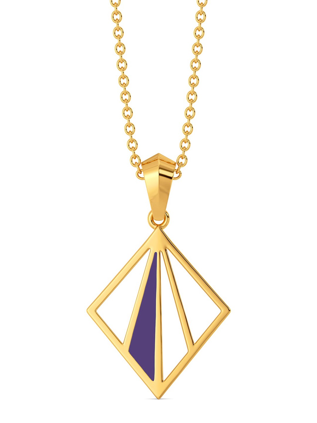 

MELORRA Pane O Plum 18KT Gold Pendant-3.43gm