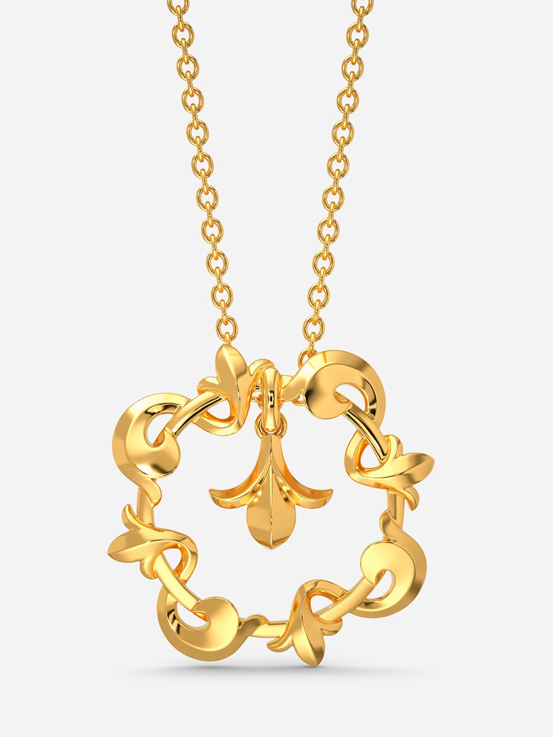 

MELORRA Belle Of The Ball 18KT Gold Pendant-3.14 gm