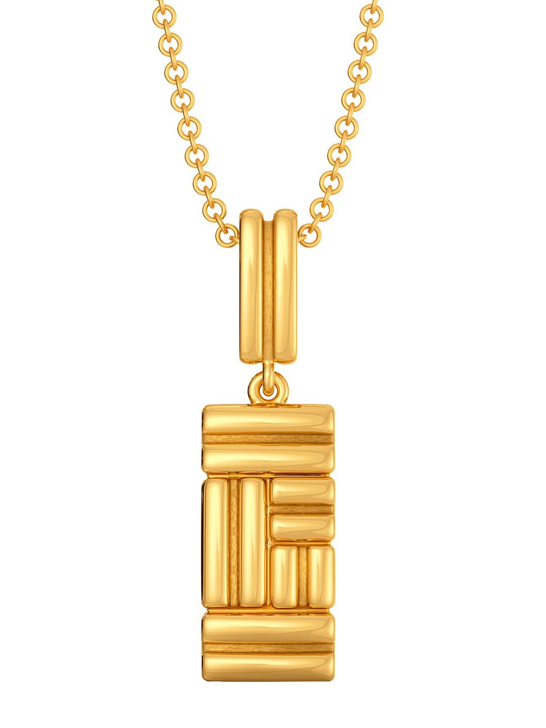 

MELORRA Pillow Portal 18KT Gold Pendant-3.55gm