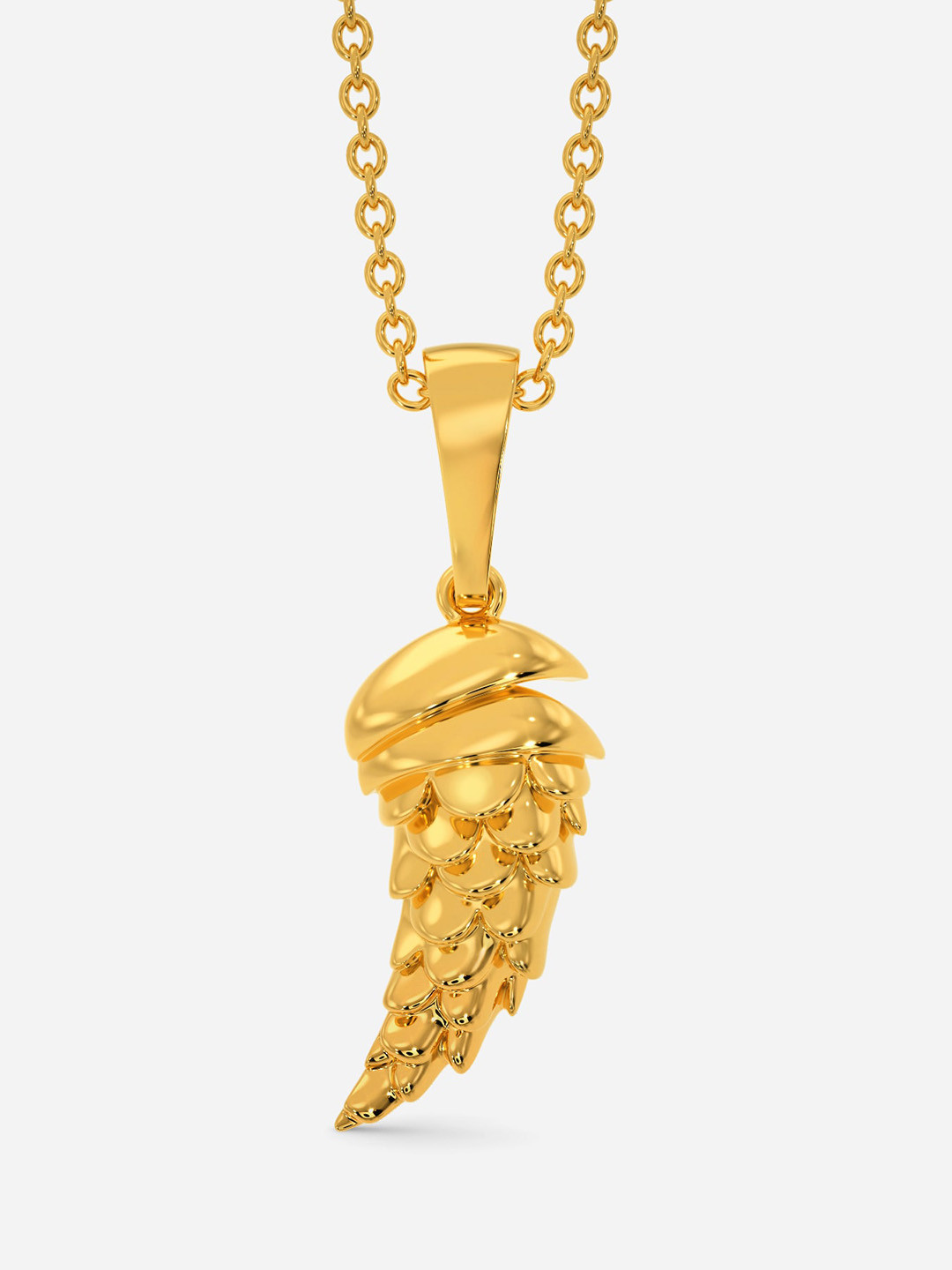 

MELORRA Mystical Dragon 18KT Gold Pendant-3.2gm