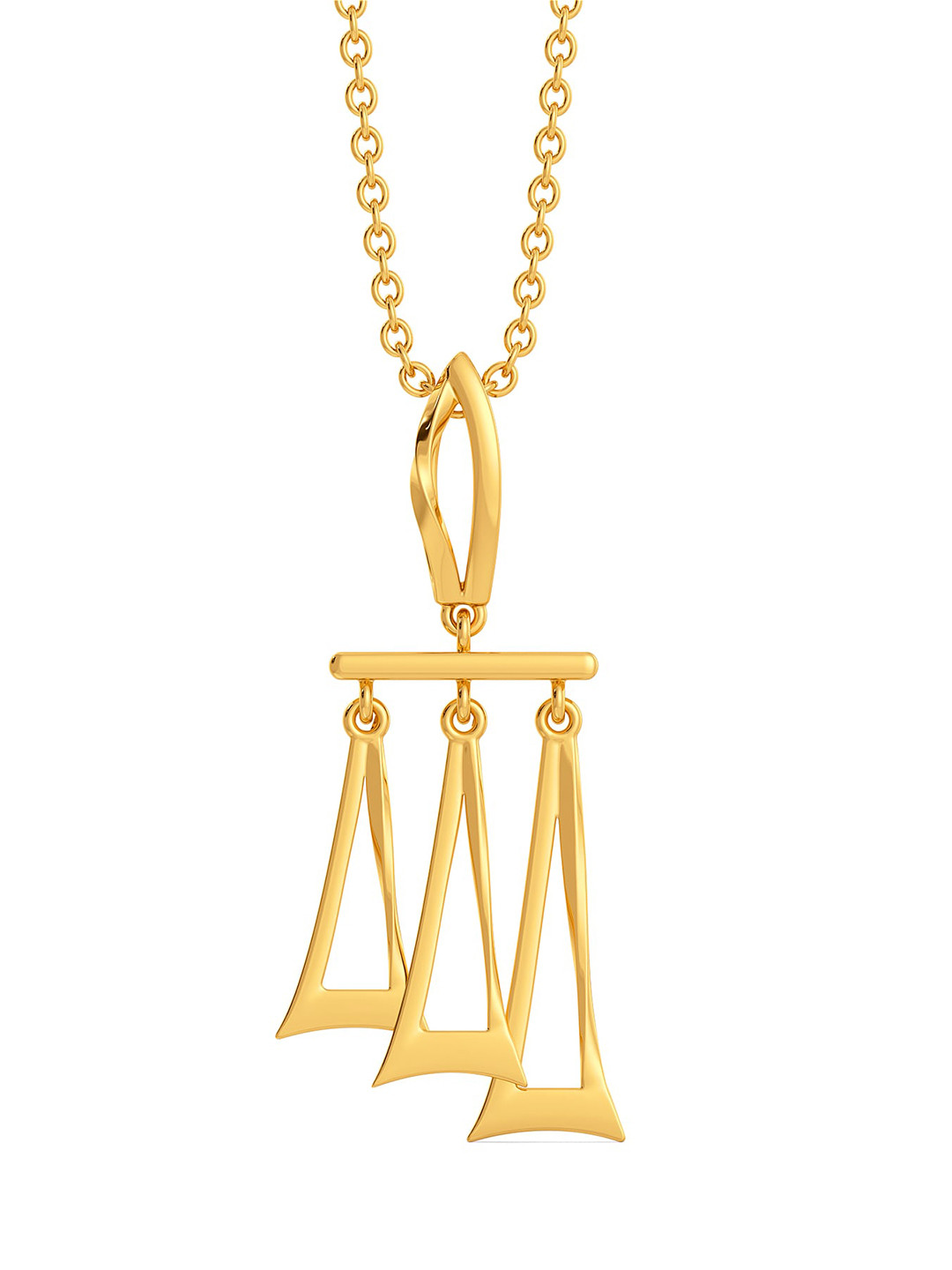 

MELORRA Feel The Fringe 18KT Gold Pendant-1.89gm