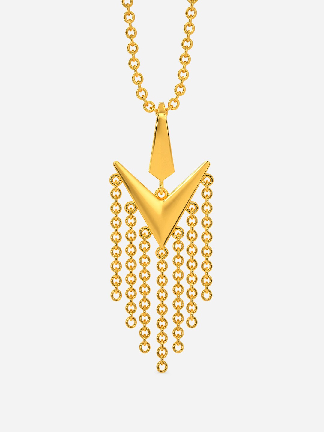 

MELORRA Fringe Away 18KT Gold Pendant-2.84gm