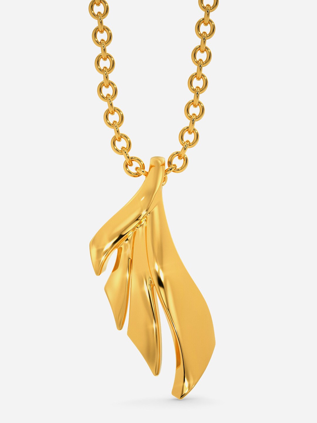 

MELORRA Sun Tail Mermaid 18KT Gold Pendant-1.73gm
