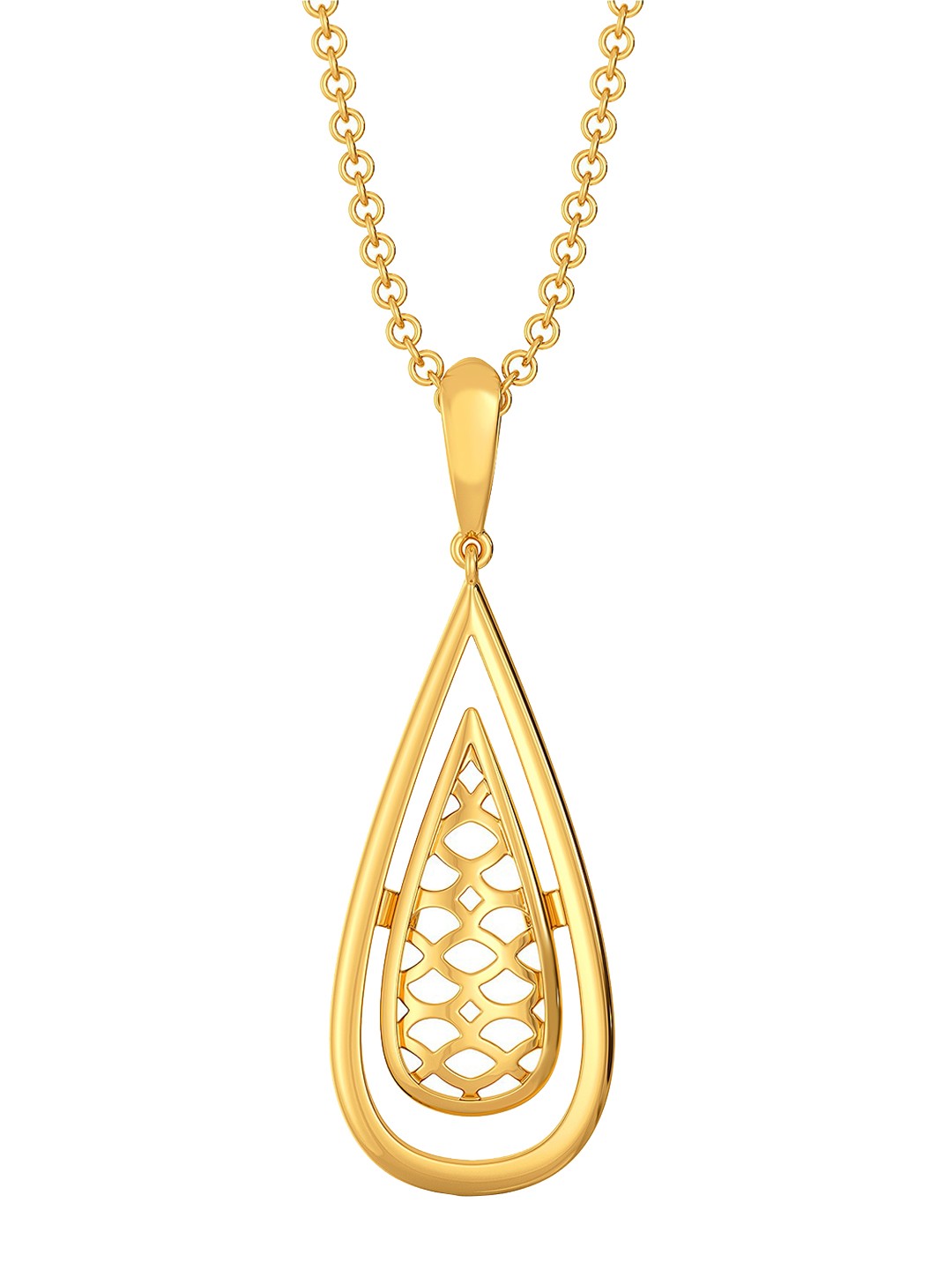 

MELORRA A Taffeta Spirit 18KT Gold Pendant-2.09gm