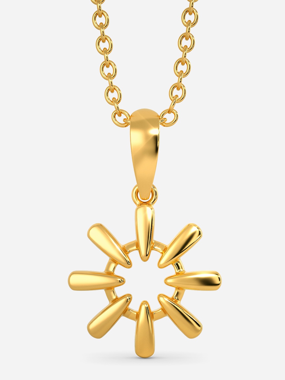 

MELORRA Fixed On Zips 18KT Gold Pendant-1.72 gm