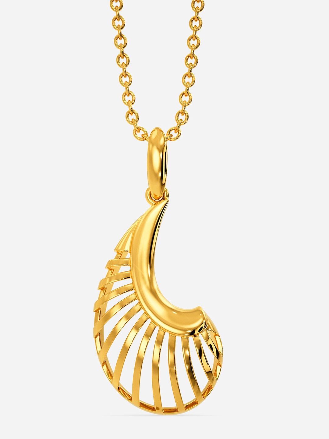 

MELORRA XXL Twirl 18KT Gold Pendant-2.67 gm