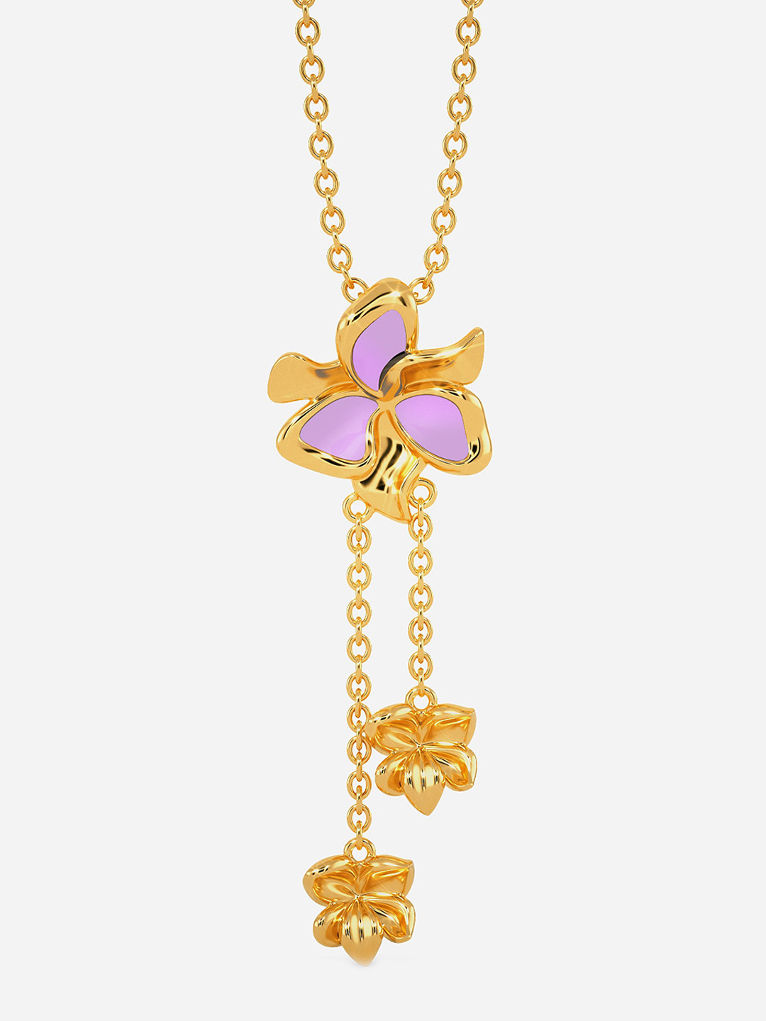 

MELORRA Love O Lilac 18KT Gold Pendant-2.37 gm