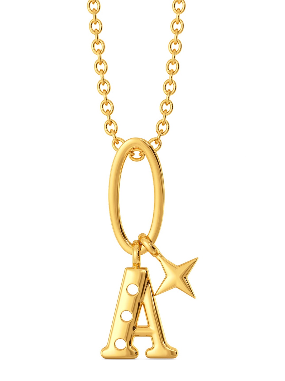 

MELORRA Apple of My Eye 18KT Gold Pendant-1.84gm
