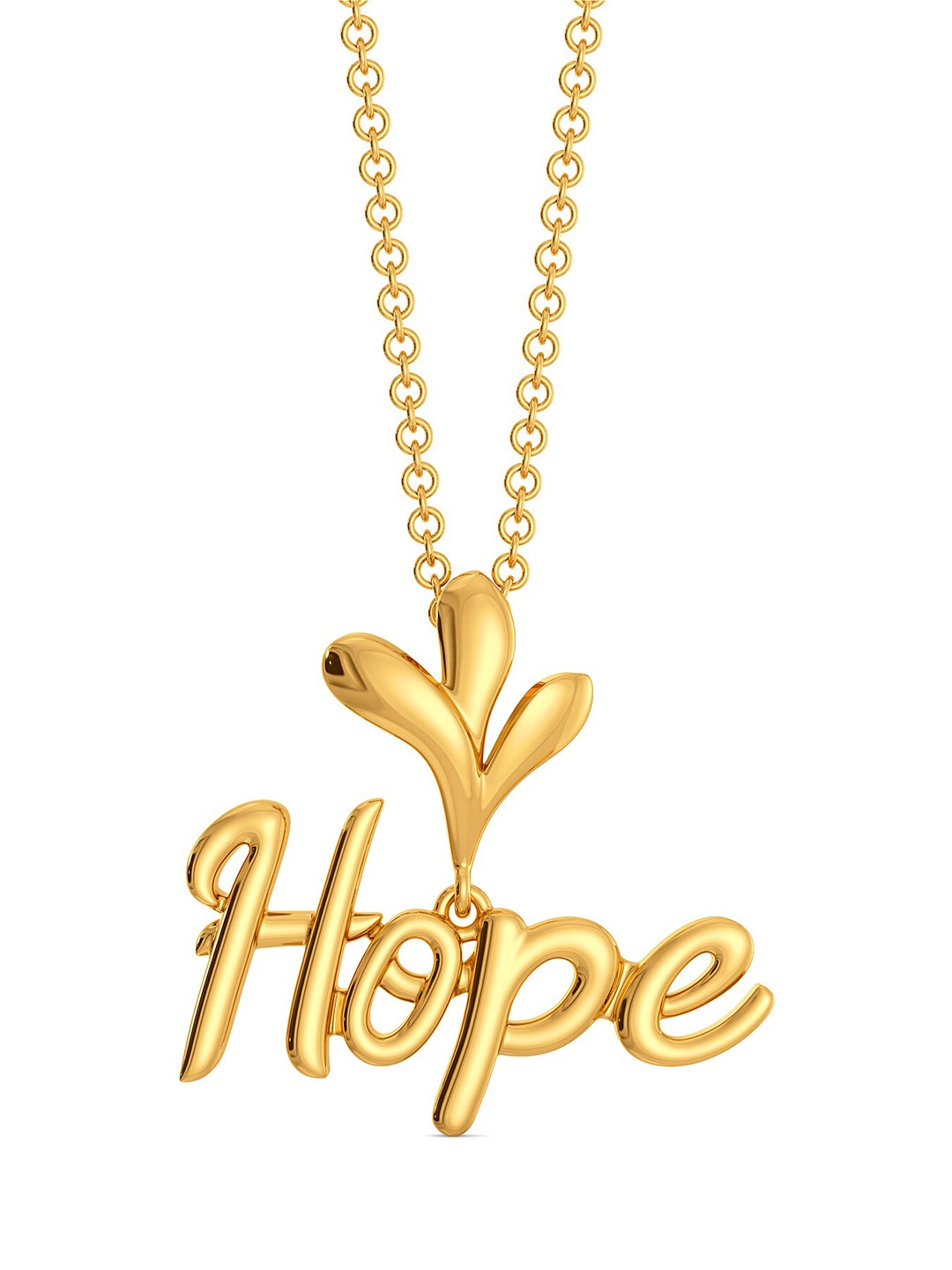 

MELORRA Spirit of Hope 18KT Gold Pendant-3.38gm