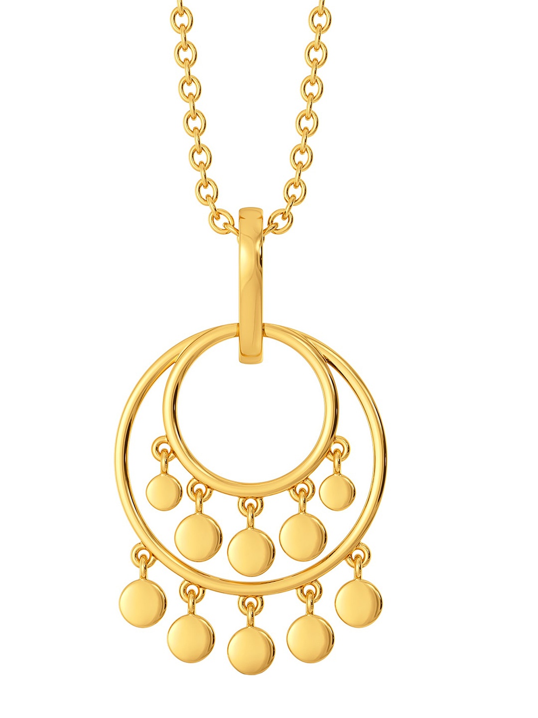 

MELORRA Golden Girls 18KT Gold Pendant-2.73gm