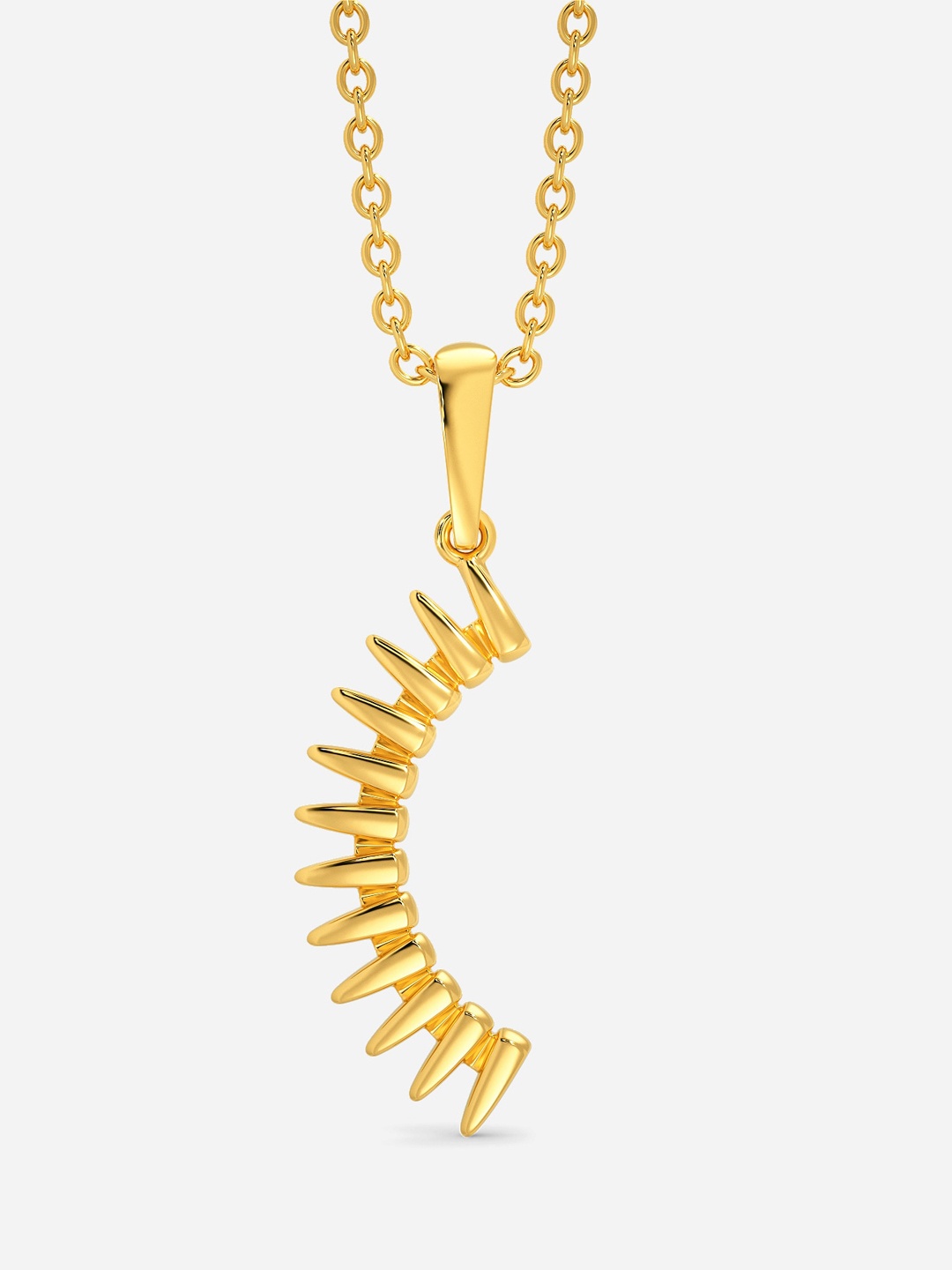 

MELORRA Chipper In Zipper 18KT Gold Pendant-1.49 gm