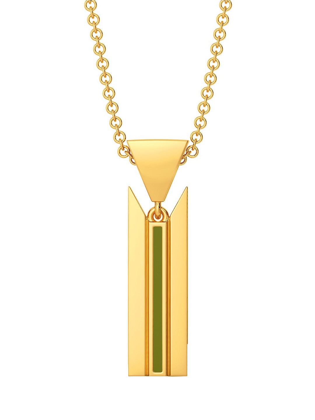 

MELORRA Combat Diaries 18KT Gold Pendant-2.94gm