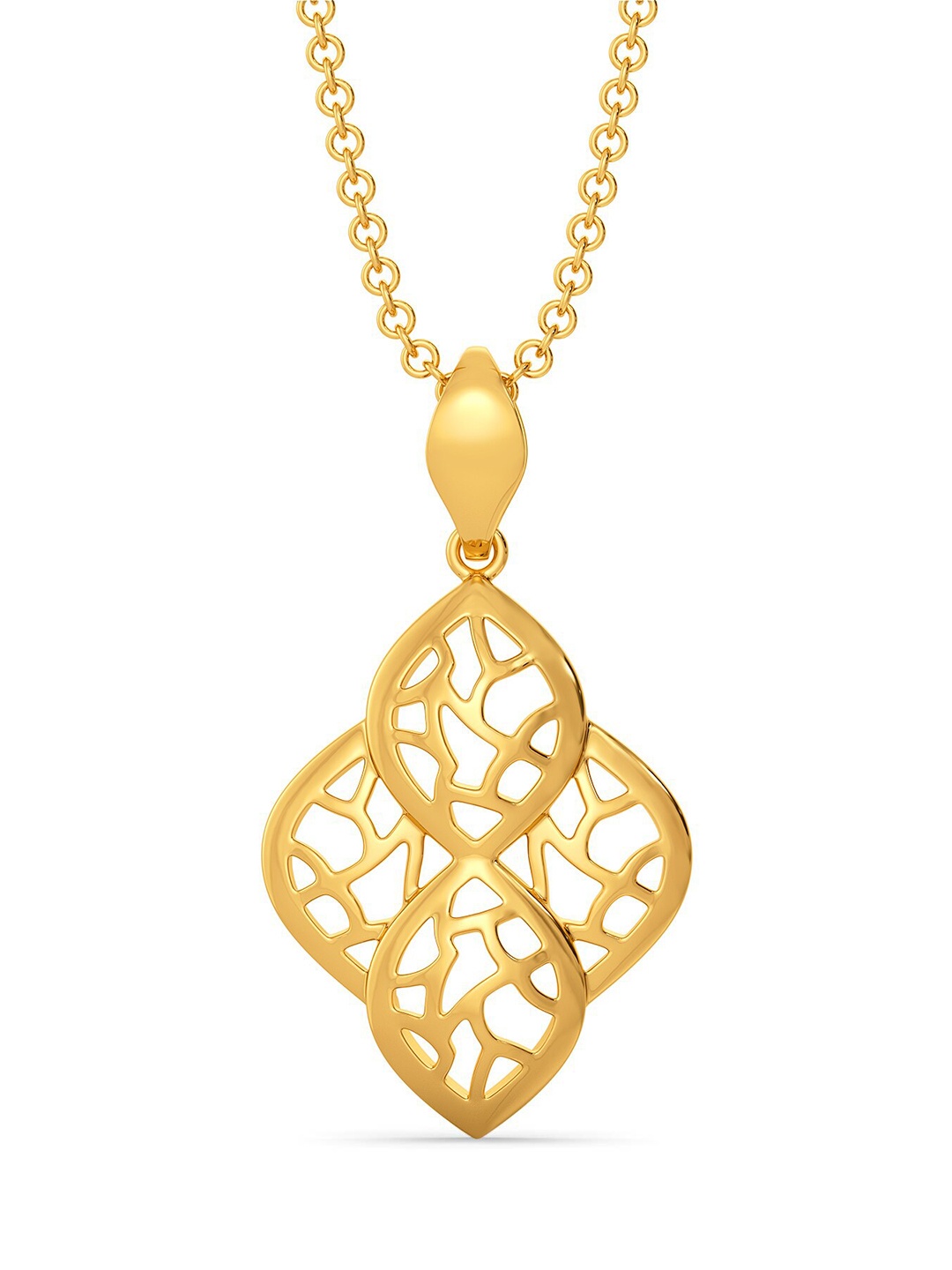 

MELORRA Plexus Play 18KT Gold Pendant-3.12gm