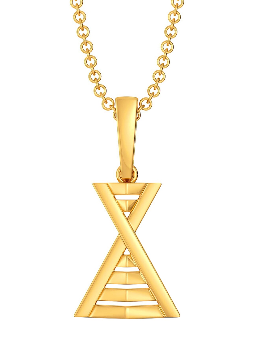 

MELORRA The Boss Lady 18KT Gold Pendant-1.97gm