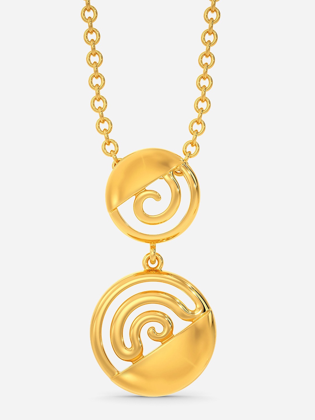 

MELORRA Abstract Novelty 18KT Gold Pendant-2.38 gm