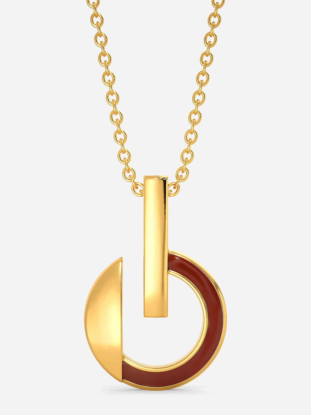 

MELORRA Cool In Coffee 18KT Gold Pendant-2.61 gm
