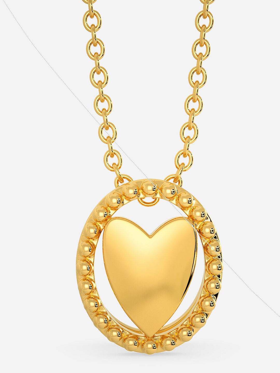 

MELORRA Wish Upon A Heart 18KT Gold Pendant-1.72 gm