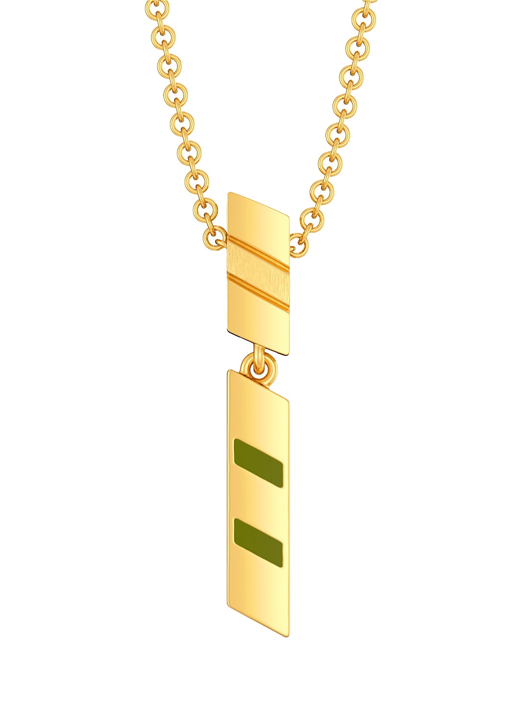

MELORRA Brother In Arms 18KT Gold Pendant-1.62gm