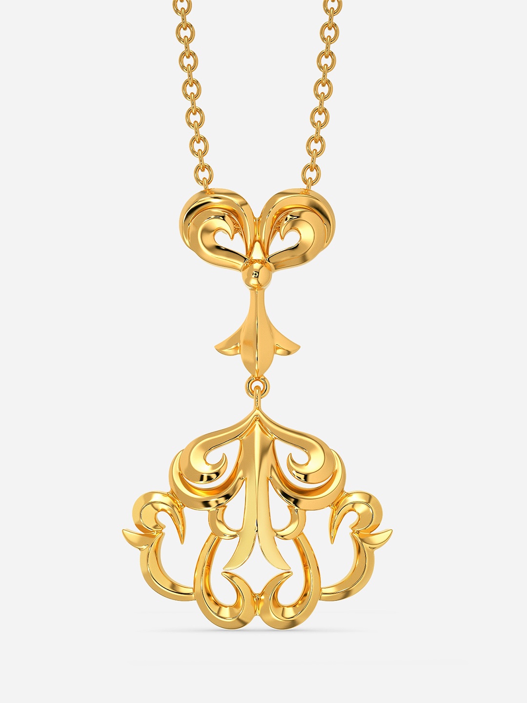 

MELORRA Moonlight Escape 18KT Gold Pendant-3.12 gm