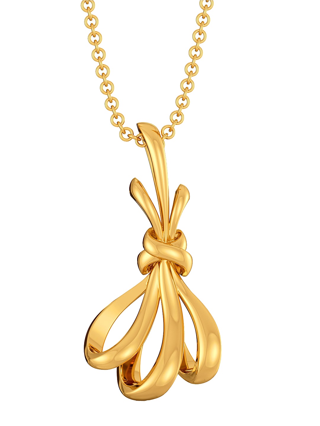 

MELORRA Bow Delight 18KT Gold Pendant-2.98 gm