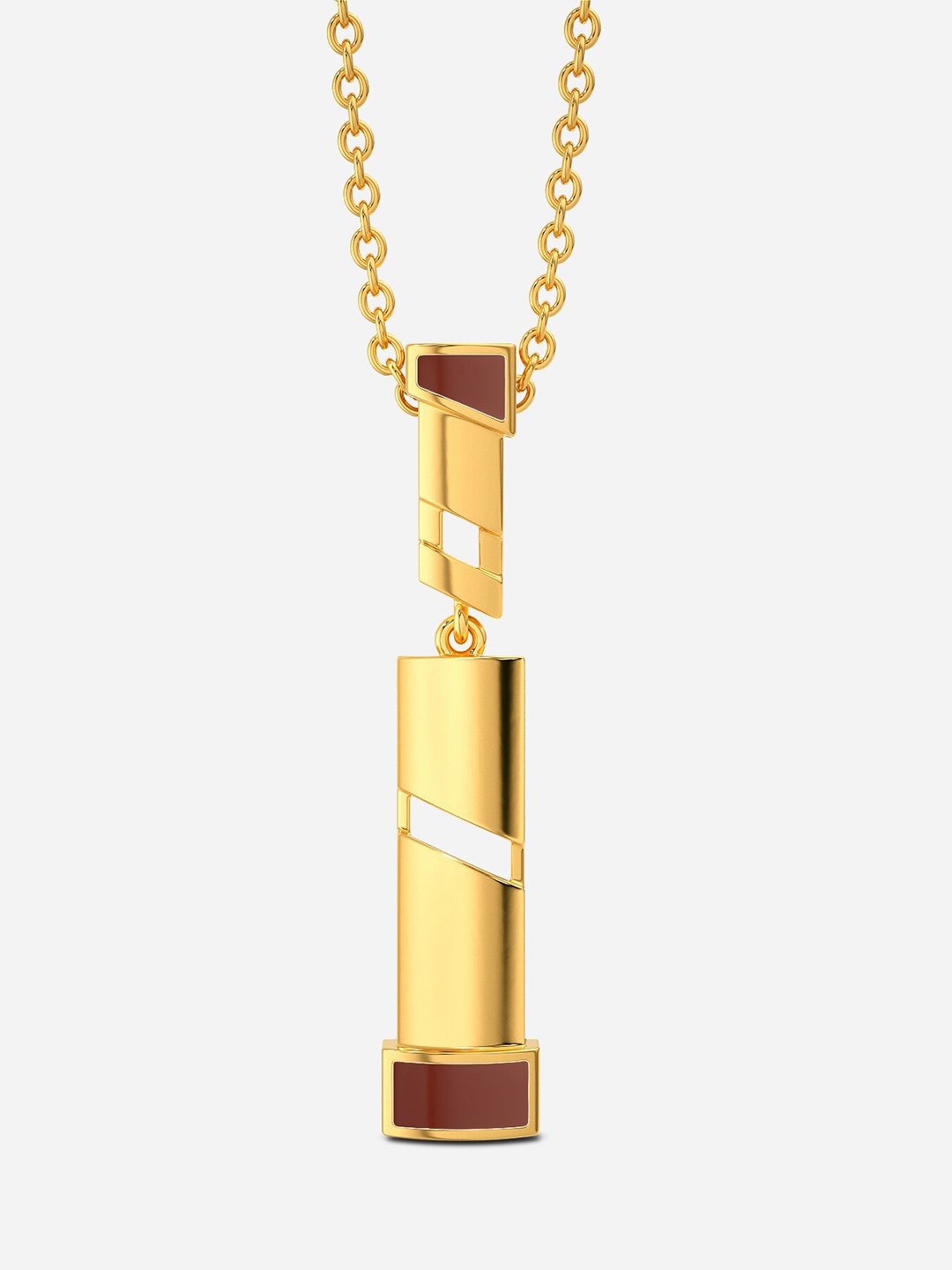 

MELORRA Cinnamon Crowd 18KT Gold Pendant-2.24gm, Yellow