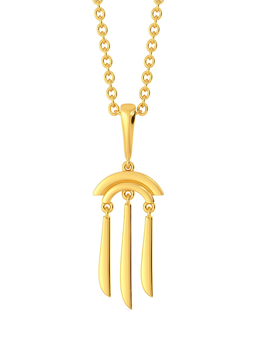 

MELORRA Funky Fringe 18KT Gold Pendant-1.05gm