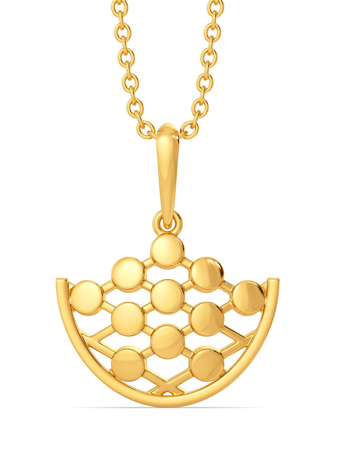 

MELORRA Disco Dazzle 18KT Gold Pendant-2.5gm