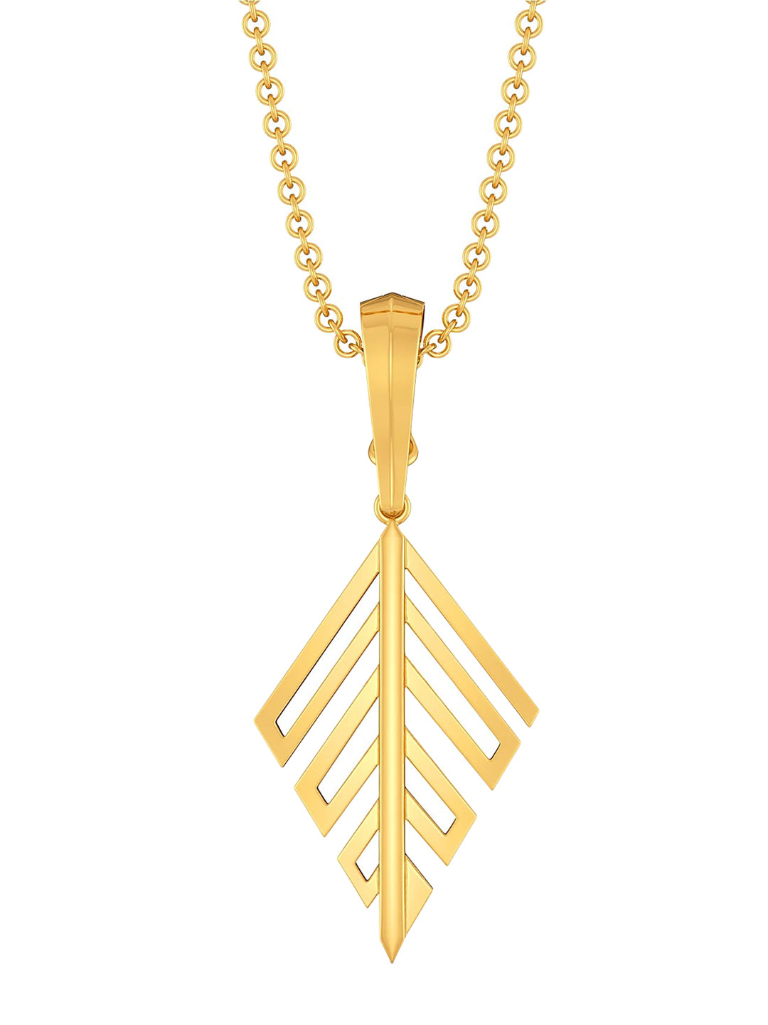 

MELORRA Leafy Affair 18KT Gold Pendant-2.32 gm