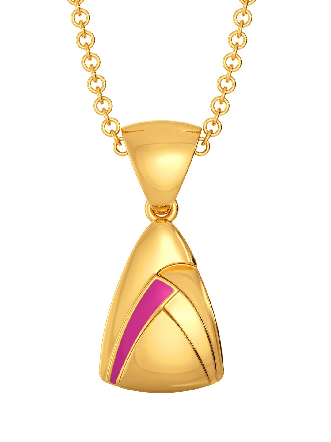 

MELORRA Jovial Fuchsia 18KT Gold Pendant-2.02gm