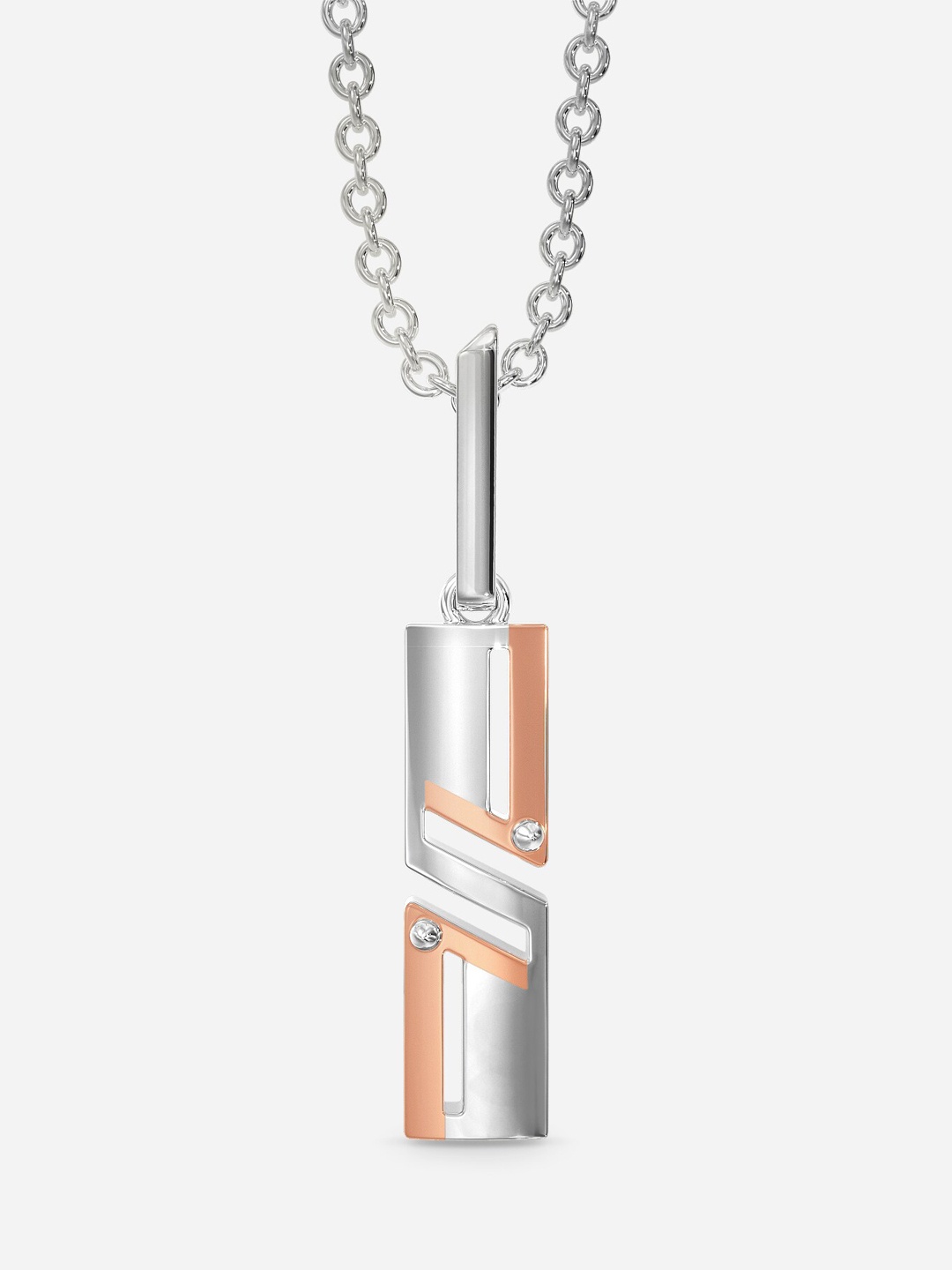 

MELORRA Rebel Spirit 18KT White Gold Pendant-2.16 gm, Silver