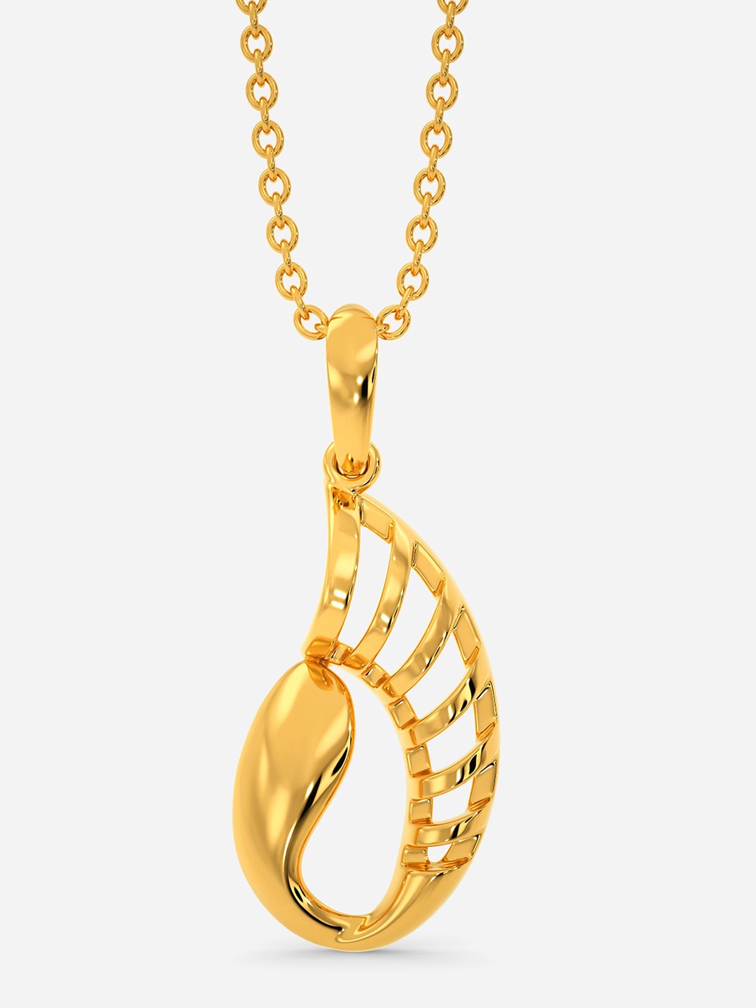 

MELORRA Volume Fusion 18KT Gold Pendant-2.89gm