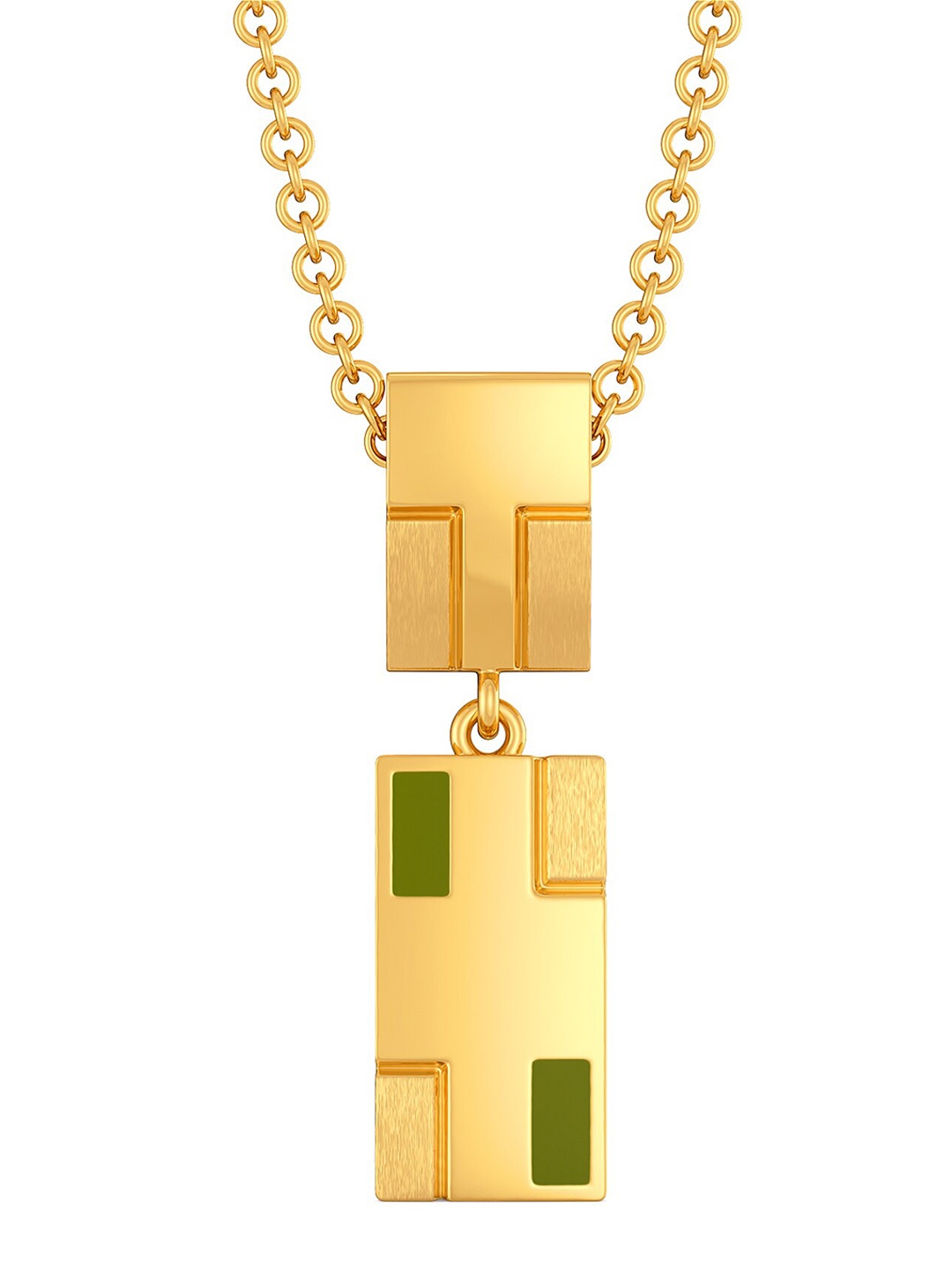 

MELORRA Boots N Buttons 18KT Gold Pendant-2.54gm